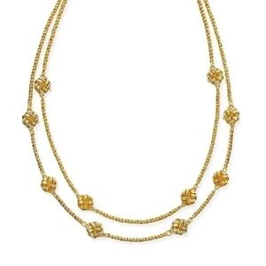 Vintage Knot Layered Necklace